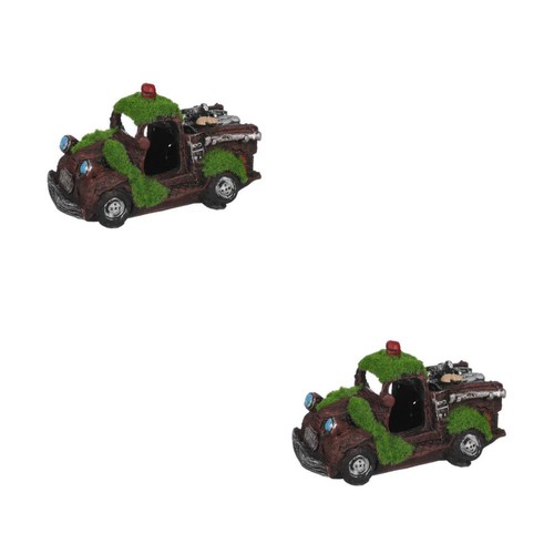 Durable resin aquarium car - aquarium,