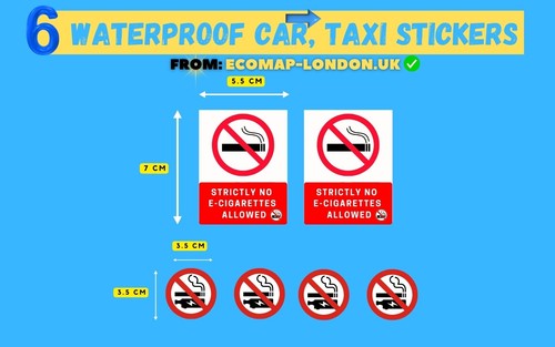 Stickers no smoking - 6,