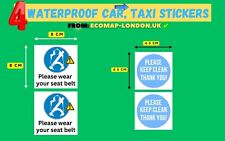 4 Stickers for Taxi PCO PHD